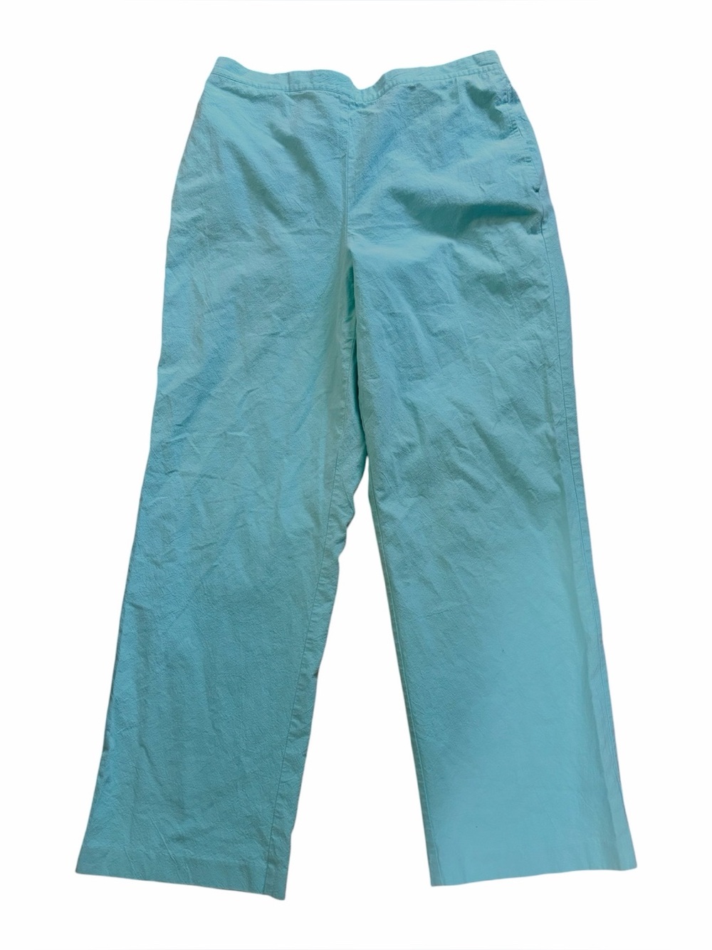 Alfred Dunner Blue Pull-On Pants With Pockets Size Woman’s 12